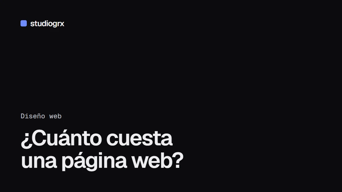 Cuánto cuesta una página web en 2025