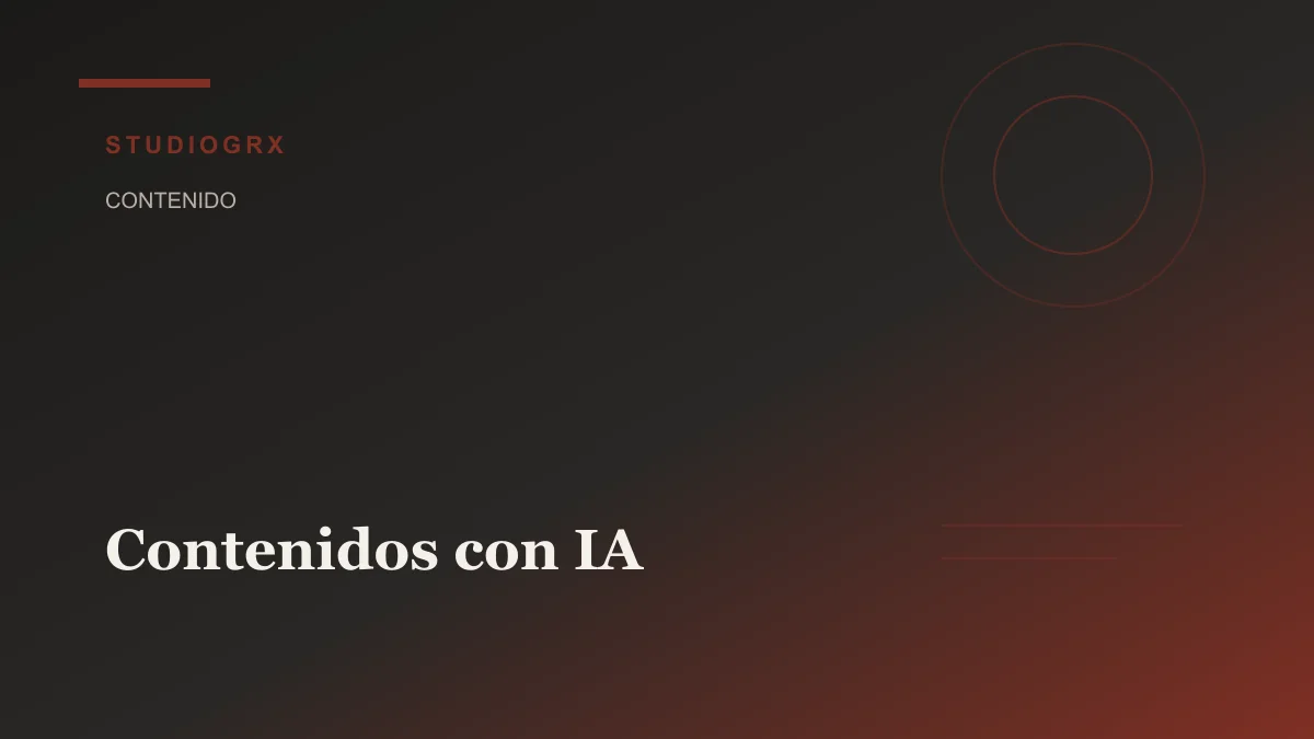 Estrategia de contenidos con inteligencia artificial en 2026