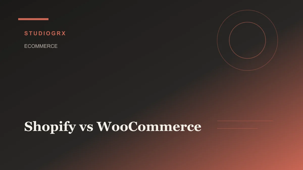 Comparativa Shopify vs WooCommerce para tiendas online