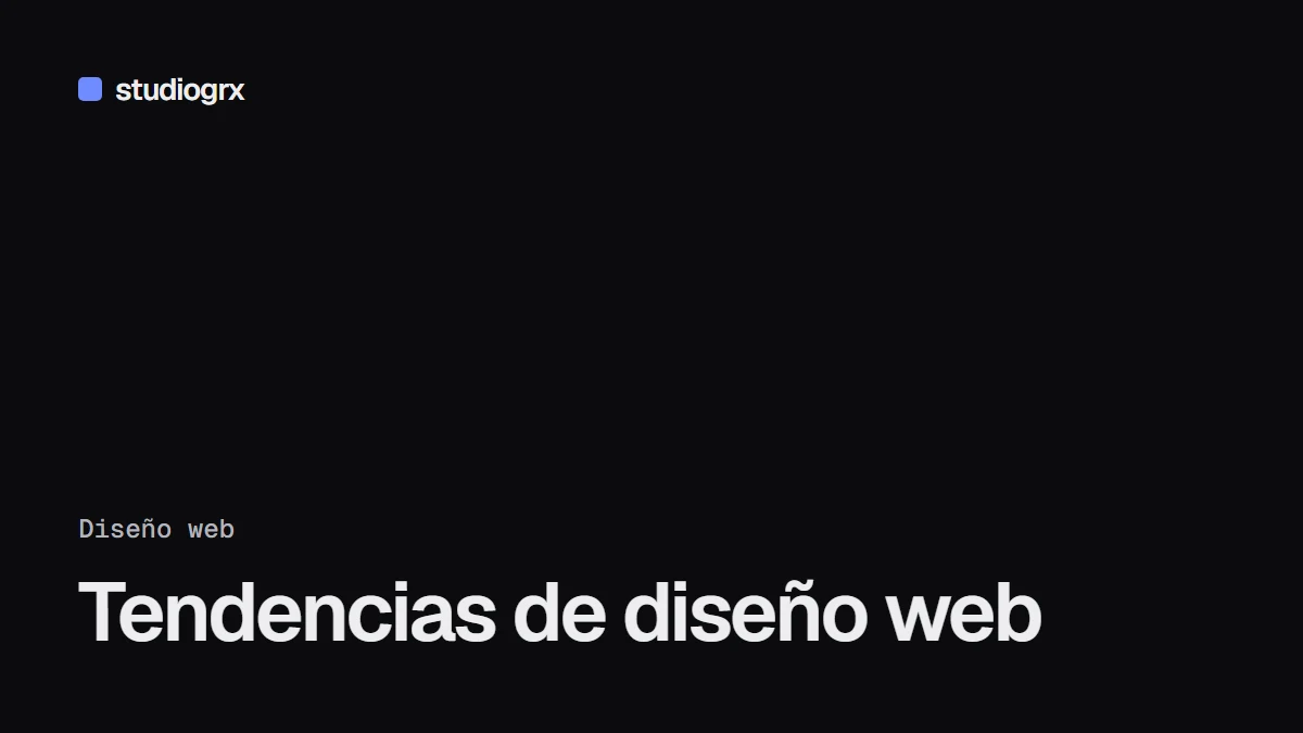 Tendencias de diseño web 2025